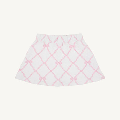 Searcy Skort Quilted Belle Meade Bow, Pier Park Pink