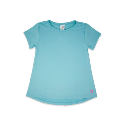 Bridget BAsic Tee Totally Turquoise