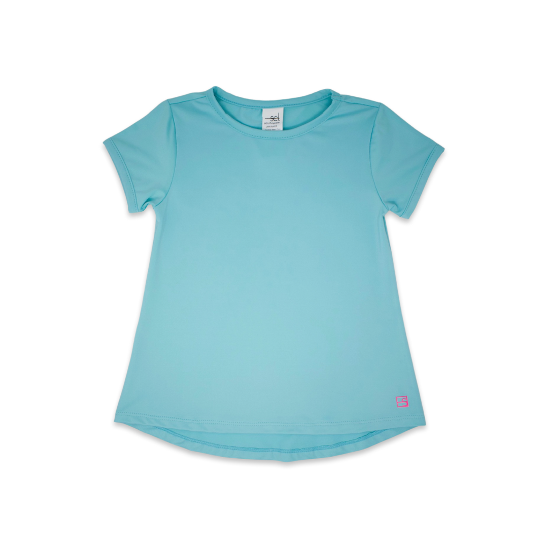 Bridget Basic Tee Turquoise