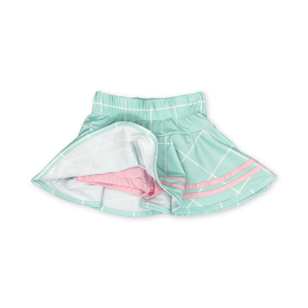 Callie Skort Mint for Fun Cotton Candy Pink