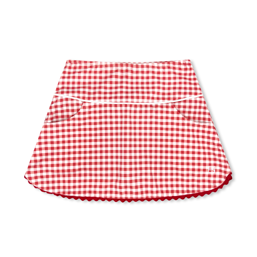 Tiffany Skort Candy Apple Red Gingham