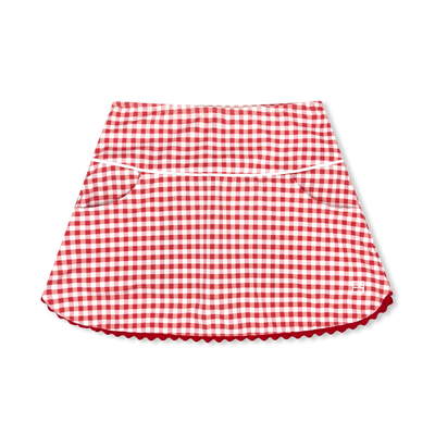 Tiffany Skort Candy Apple Red Gingham