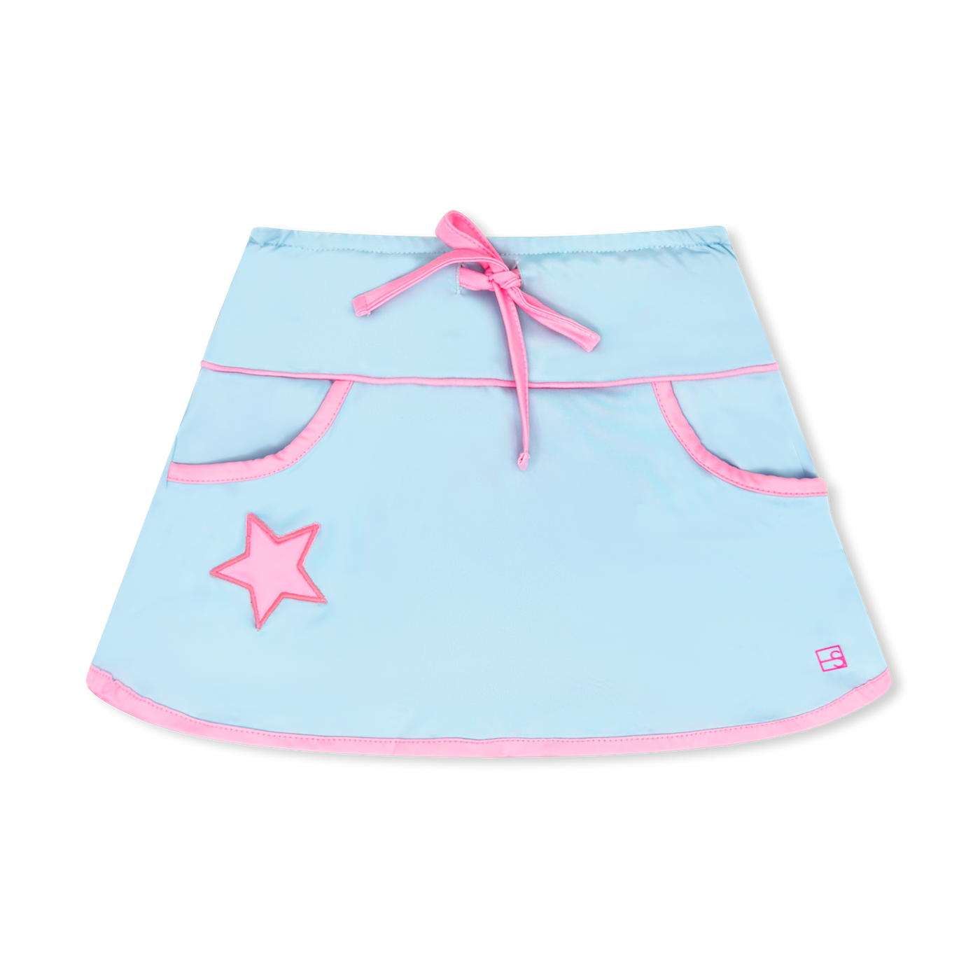 Tiffany Skort Cotton Candy Blue Flamingo Pink Star