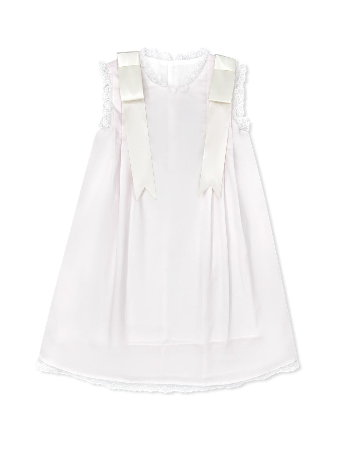 Patricia Dress Blessings Pink Ecru Lace