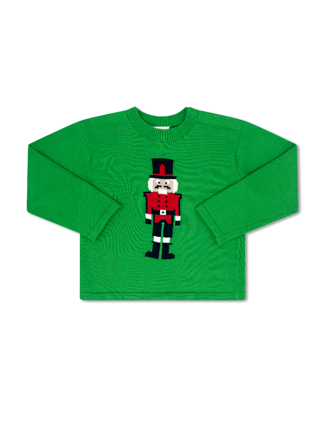 Cozy Up Sweater Hollingsworth Green Nutcracker