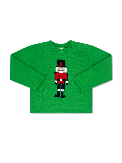 Cozy Up Sweater Hollingsworth Green Nutcracker