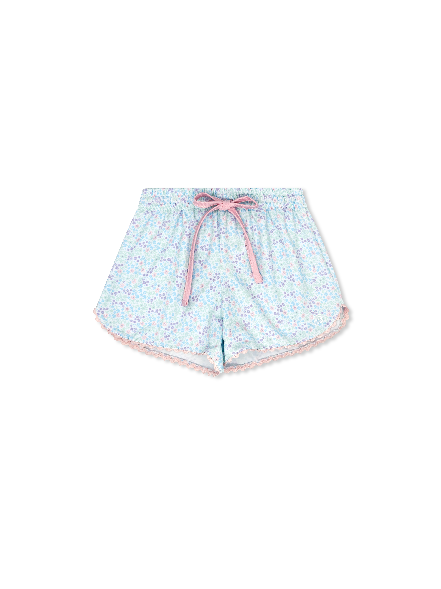 Emily Short Frosted Floral Cotton Candy Pink