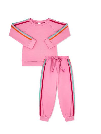 Savannah Jogger Set Taffy Pink, Strawberry Pink