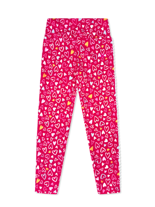 Abigail Highwaist Legging Pinky Promise, Pure Coconut