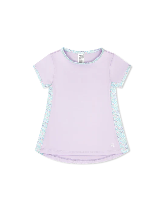 Blair Top Petal Purple, Frosted Floral
