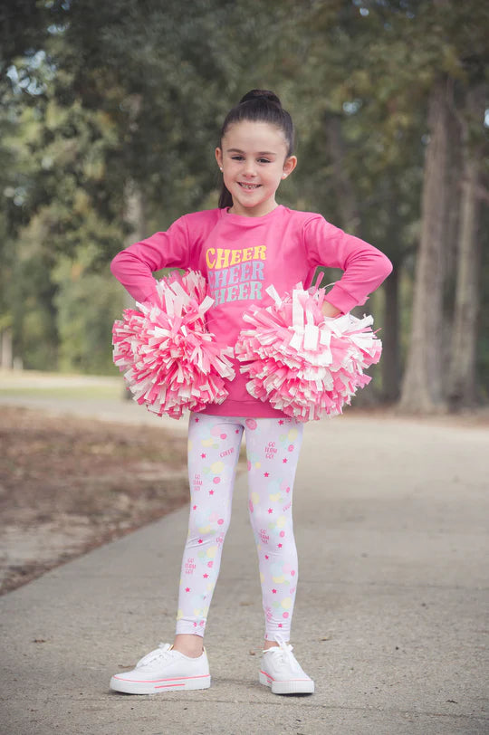Abigail Highwaist Legging Cheer Goals