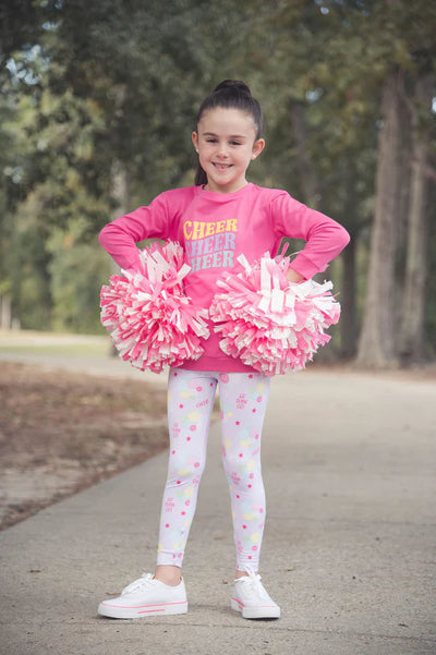 Abigail Highwaist Legging Cheer Goals