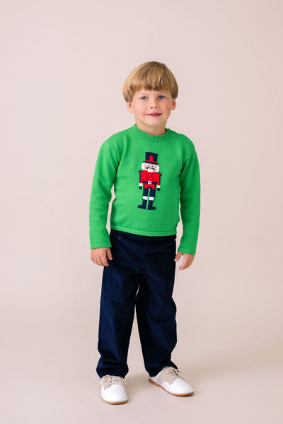 Cozy Up Sweater Hollingsworth Green Nutcracker