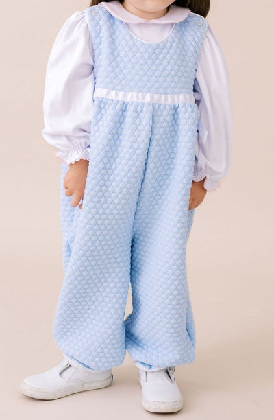 Rosie Romper Windy Blue Quilted
