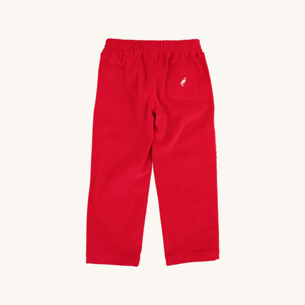 Sheffield Pants Corduroy Richmond Red, Osprey Oatmeal