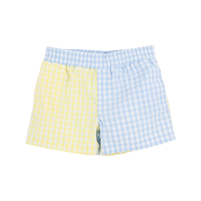 Sheffield Shorts Buckhead Blue Gingham Lake WY