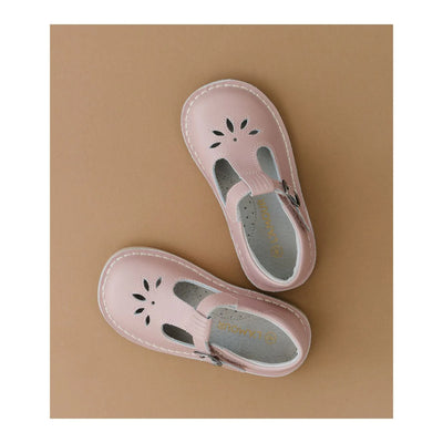 Sienna Vintage Inspired Appleseed Mary Jane Dusty Pink
