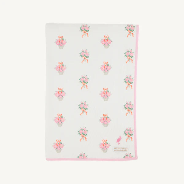 Silent Night Throw Nonesuch Stems with Sandpearl Pink