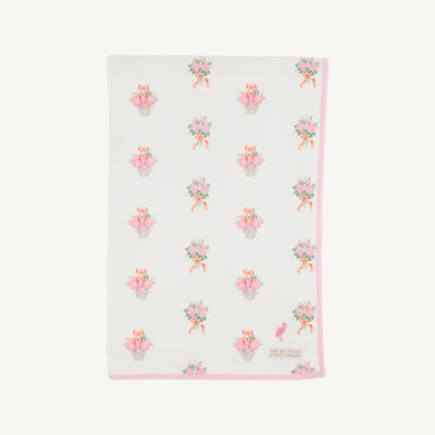 Silent Night Throw Nonesuch Stems with Sandpearl Pink
