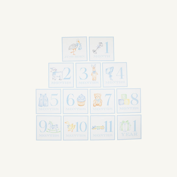 Sir Proper's Month Markers Buck Blue