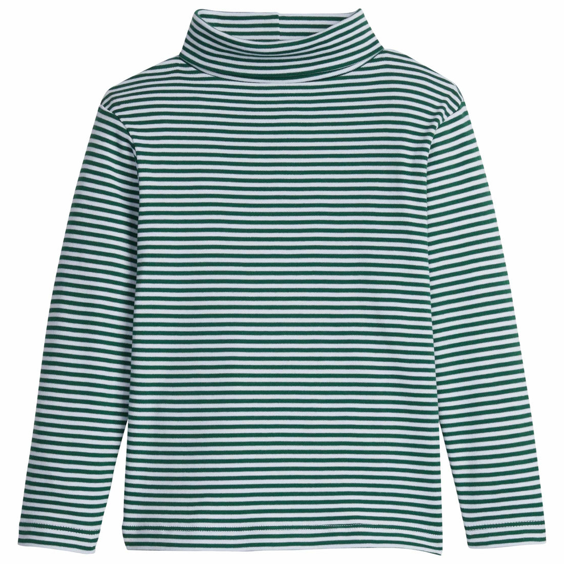 Striped Turtleneck Hunter Green