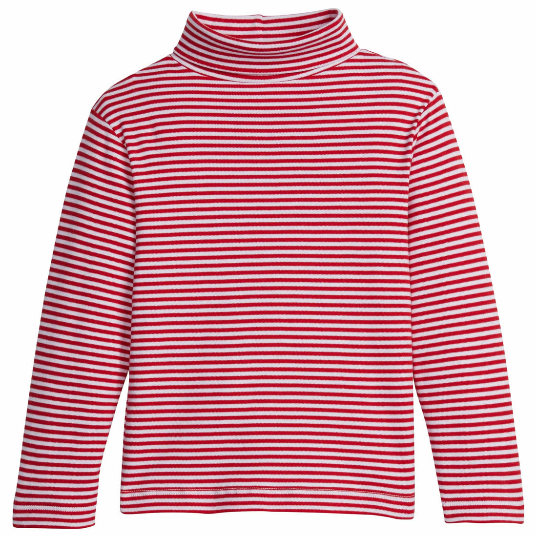 Striped Turtleneck Red