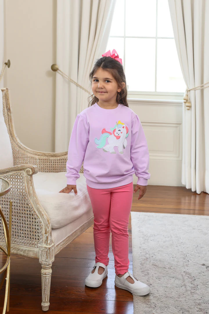 French Terry Pullover Unicorn