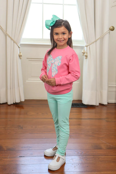 French Terry Pullover Bow