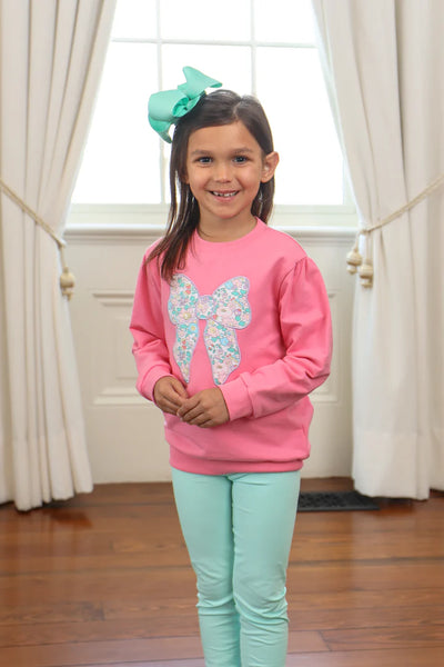 French Terry Pullover Bow
