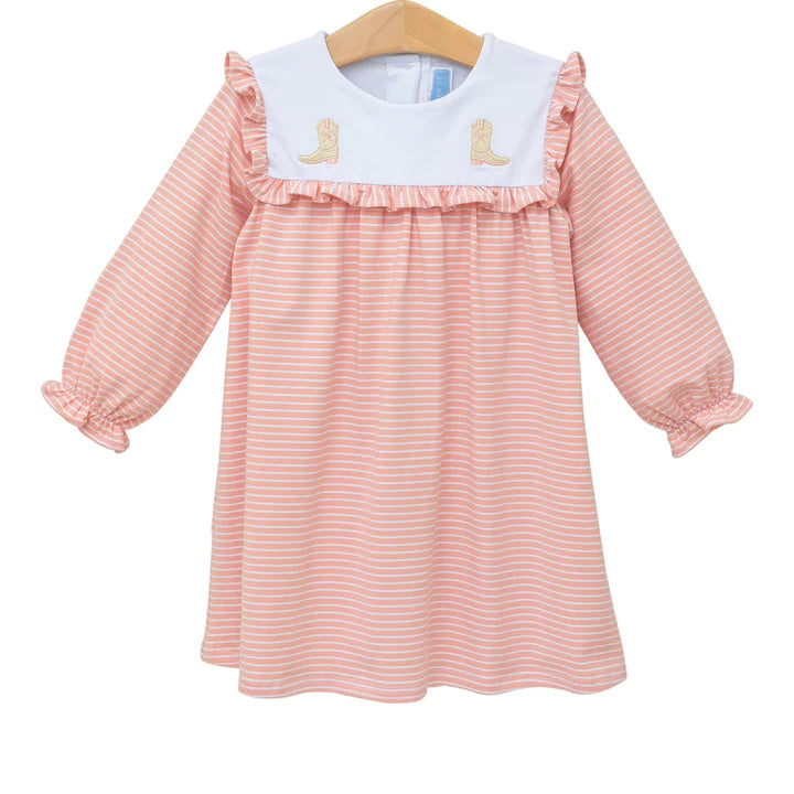 Boots Embroidery Dress