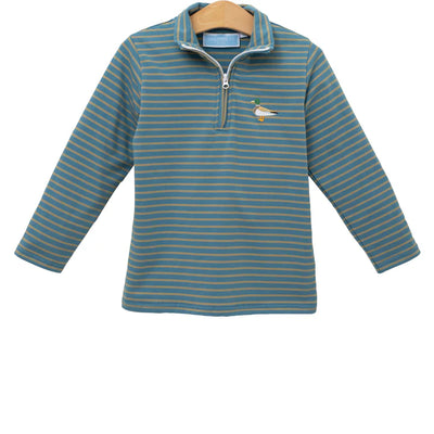 Mallard Embroidery Quarter Zip Pullover