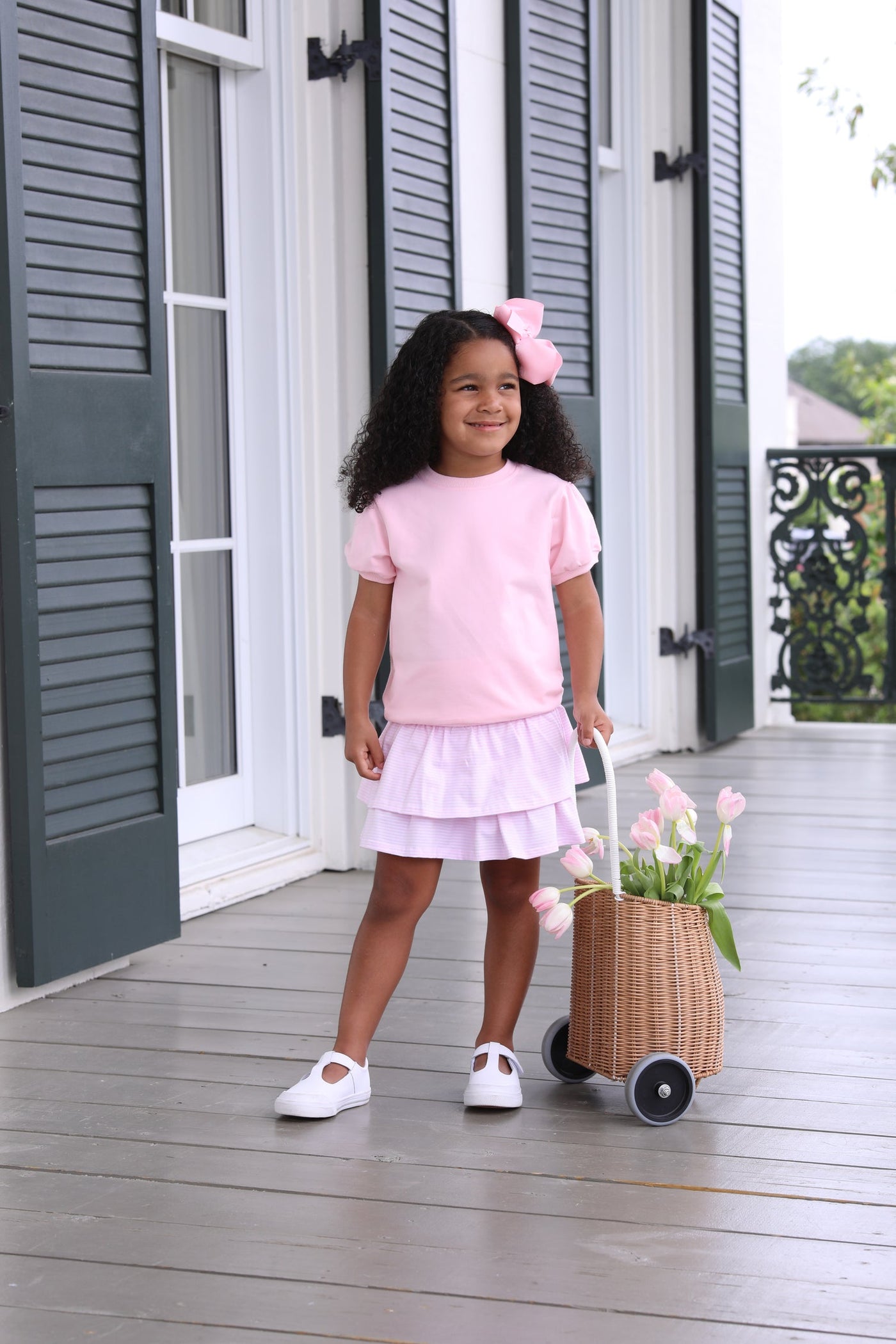 Rosemary Landry Skort Set Light Pink