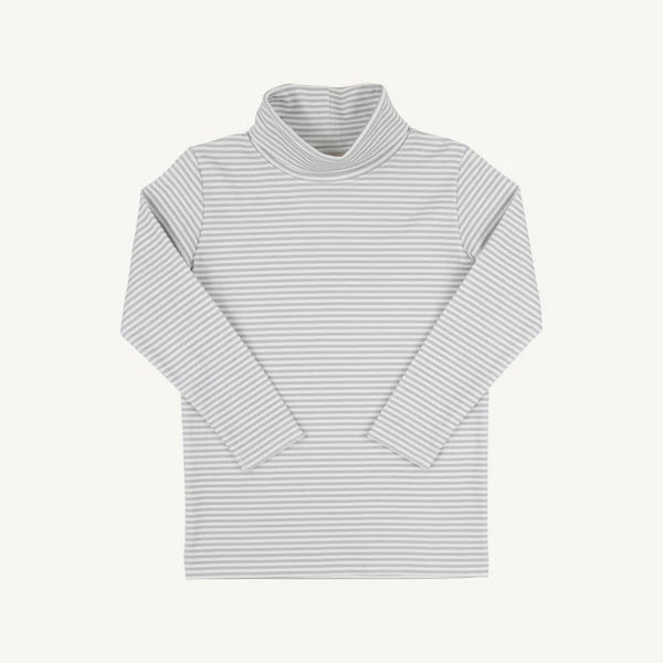 Tatum's Turtleneck Grantly Gray Stripe