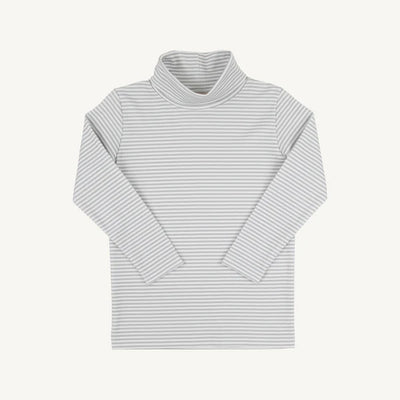 Tatum's Turtleneck Grantly Gray Stripe