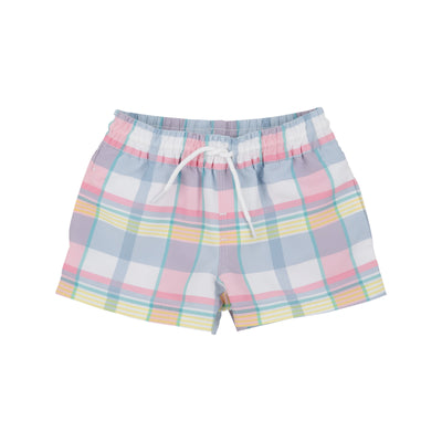 Tortola Swim Trunks Tennis Pro Plaid