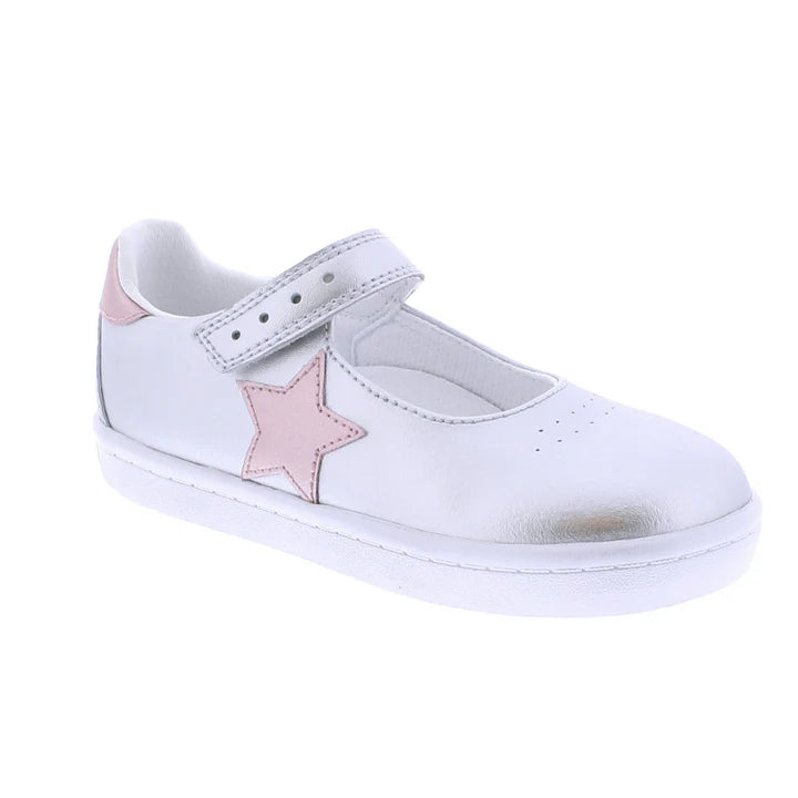 Stella Silver & Rose Leather