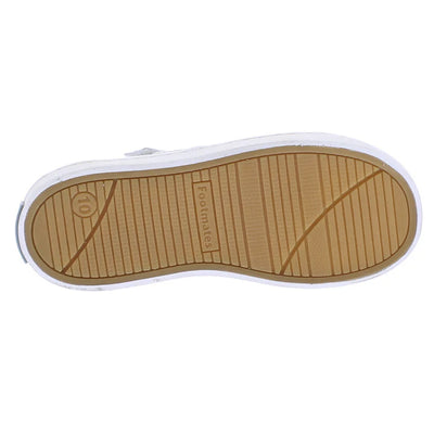 Stella White & Gold Leather
