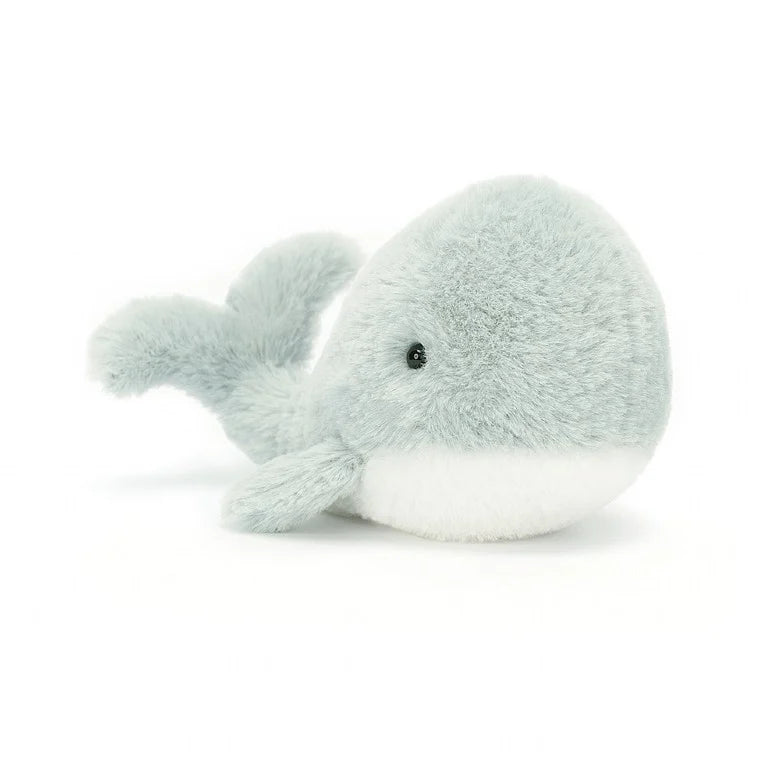 Wavelly Whale Gray