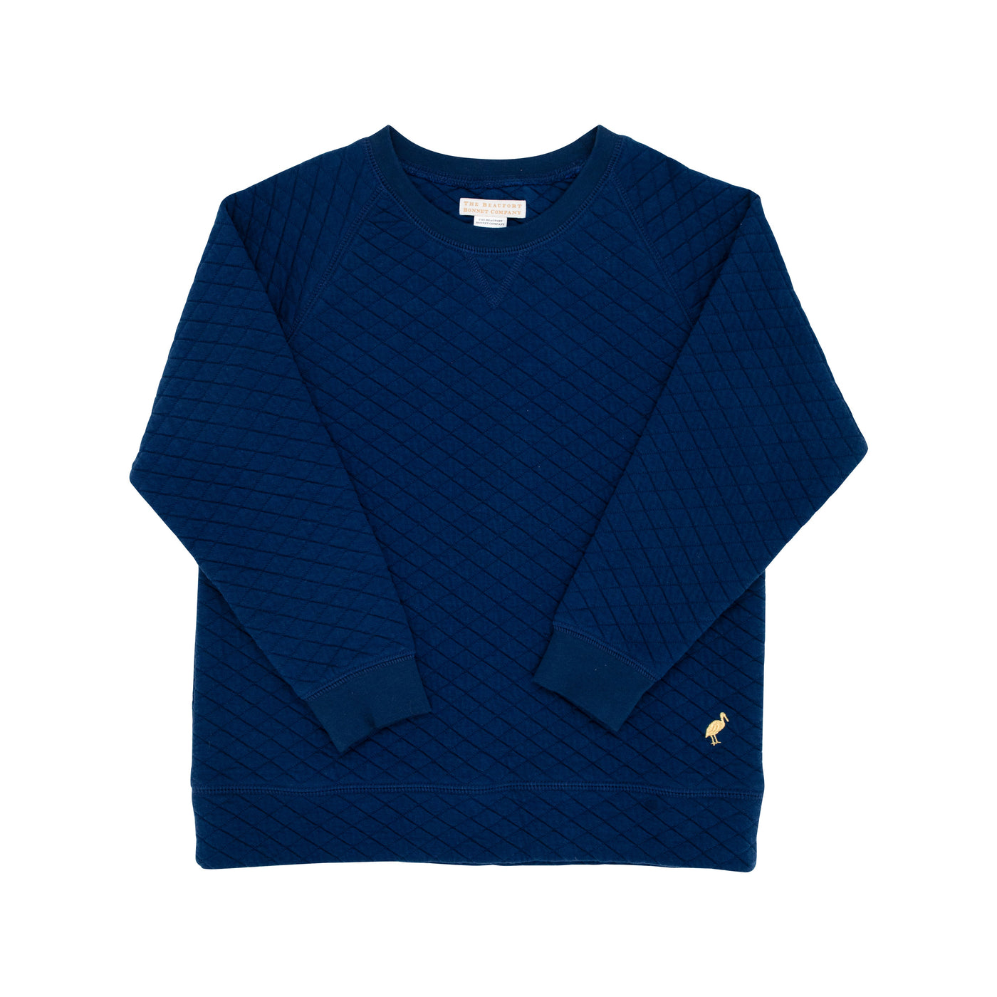 Cassidy Comfy Crewneck Quilted Nantucket Navy