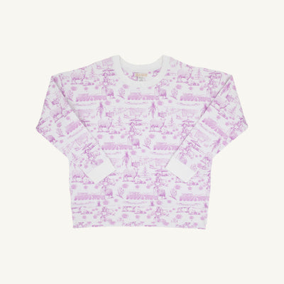 Women's Cassidy Comfy Crewneck Lavender & Lambs