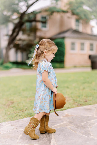 Boots Button Front Dress