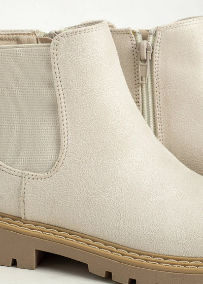 Zophie Mini Boot Light Grey Suede