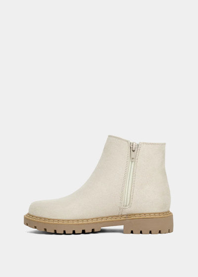 Zophie Mini Boot Light Grey Suede