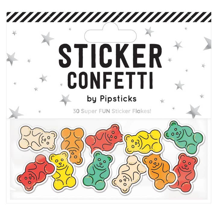 Yummy Gummy Sticker Confetti