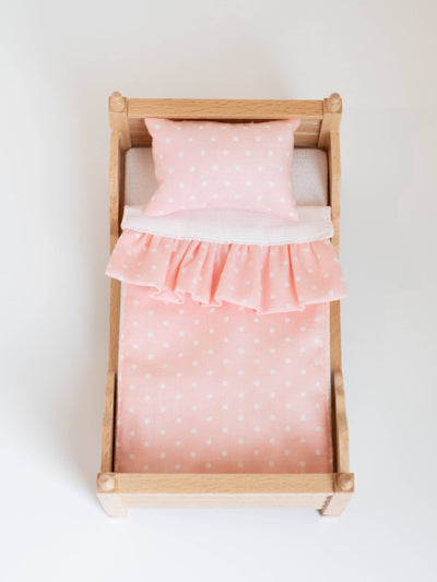 Dollhouse Single Bedding Set | Multiple Colors: Off White Linen