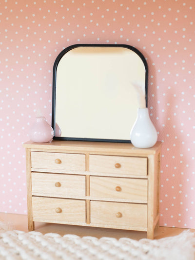 Dollhouse Bristol Arched Mirror | Multiple Colors: Wood