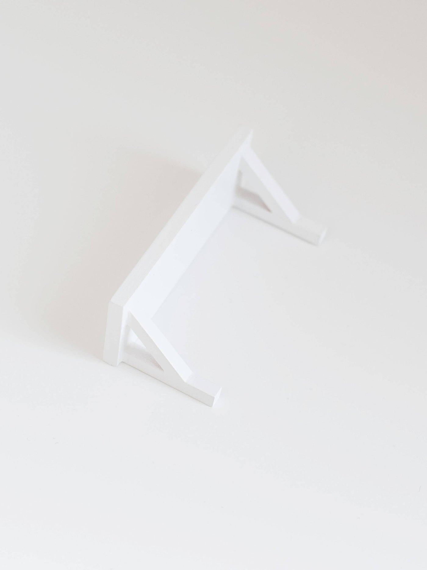 Dollhouse Bracketed Wall Shelf | Two Finishes: Natural Wood