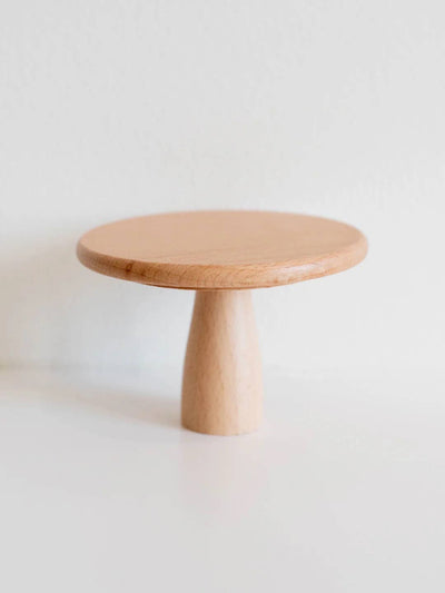 Dollhouse Round Bistro Dining Table | Natural Wood
