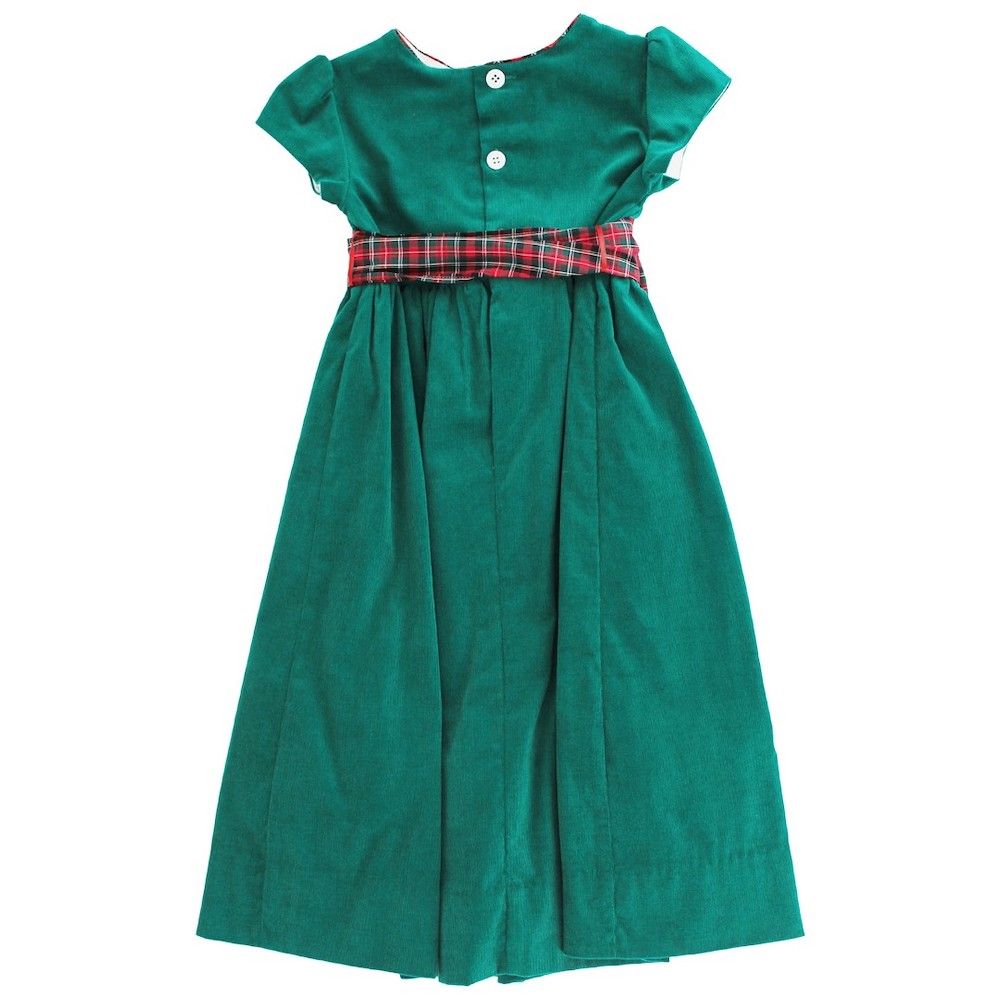 Clover Cord with Frasier Plaid Dress