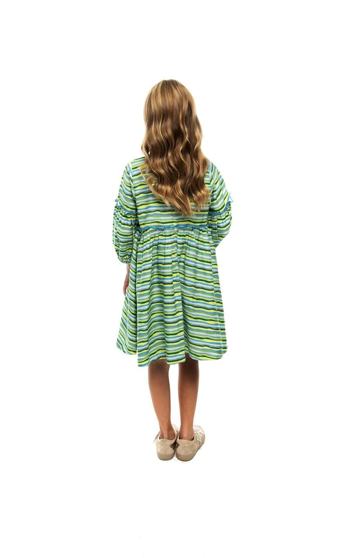 Savannah Dress Wavy Lines